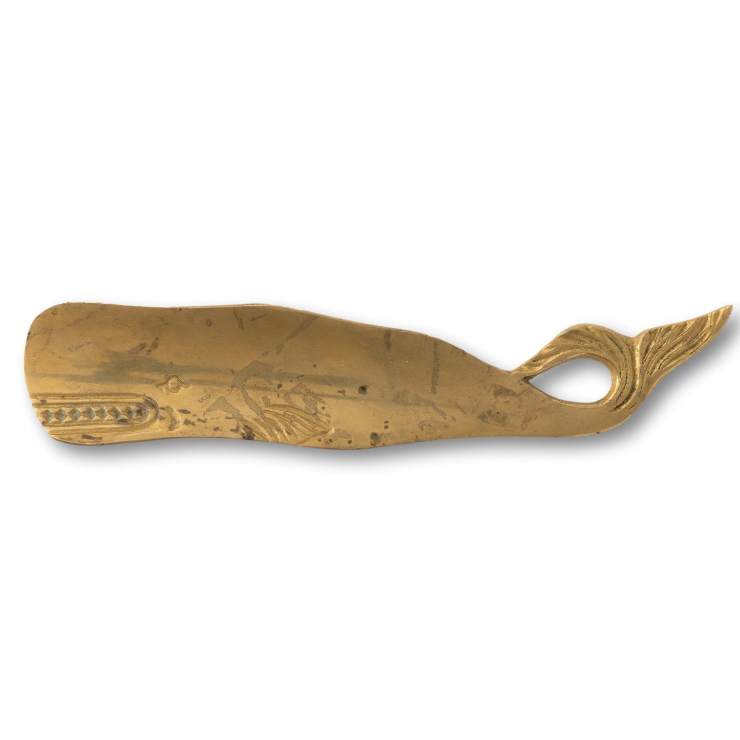 Brass Whale Shoe Horn