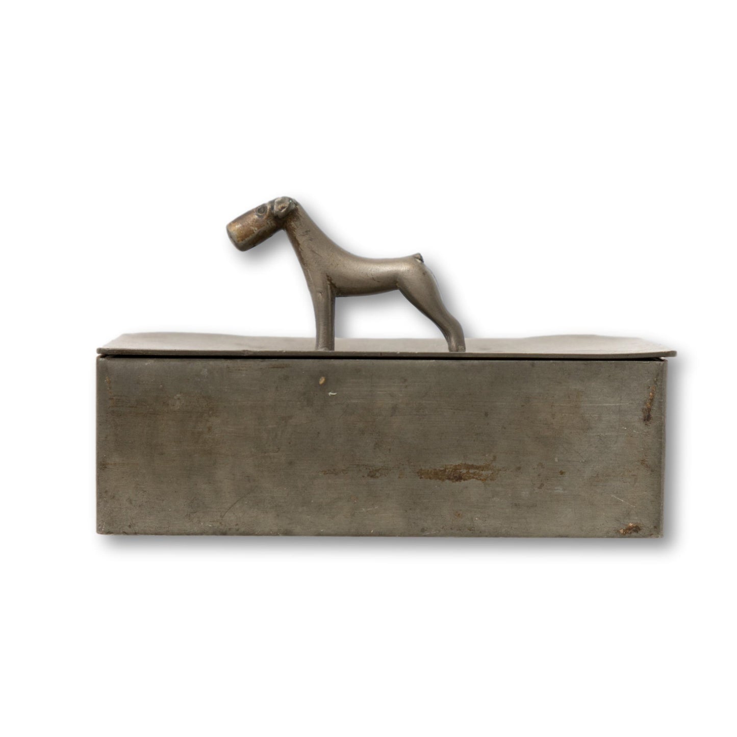 Pewter Dog Cigarette / Stash Box