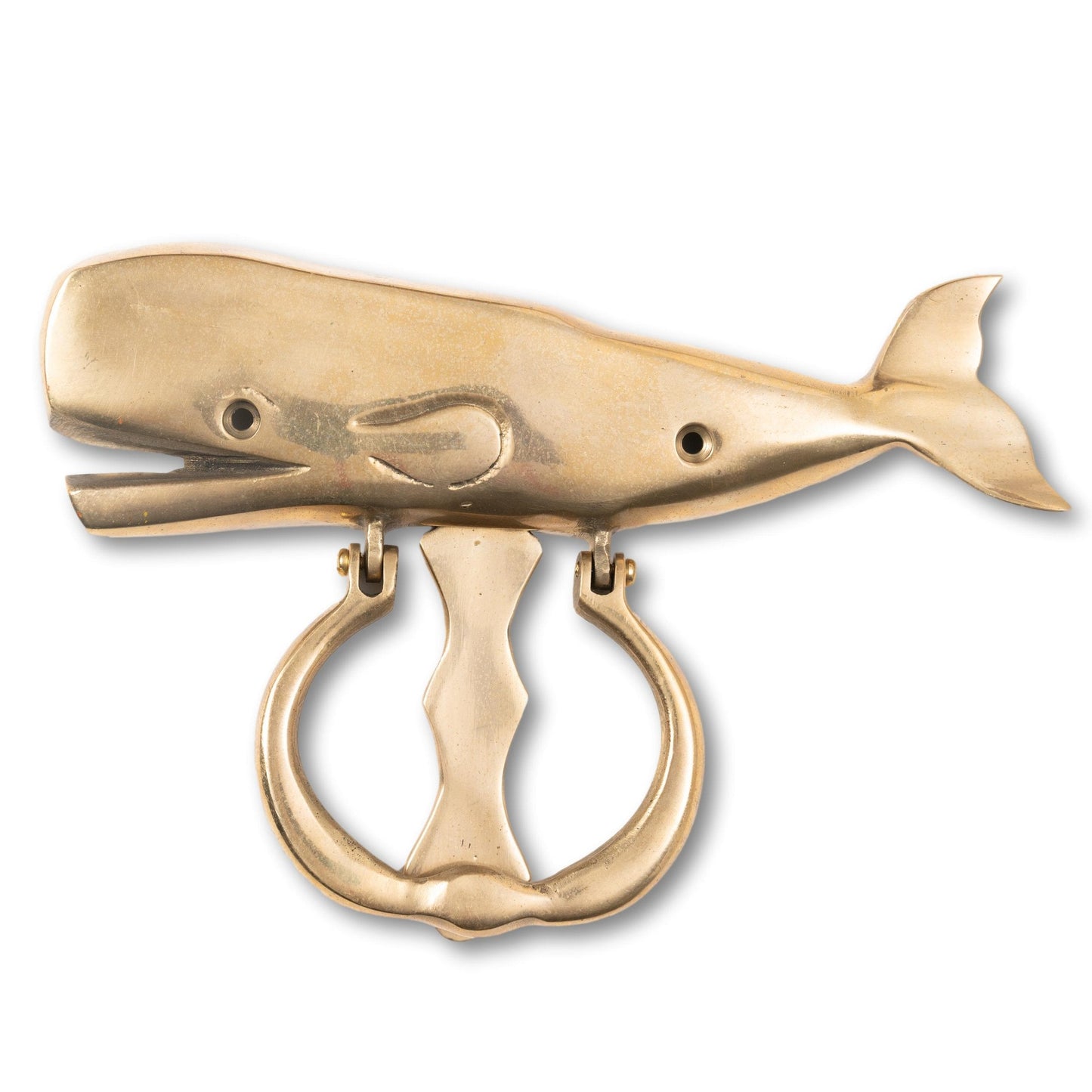 Brass Whale Door Knocker