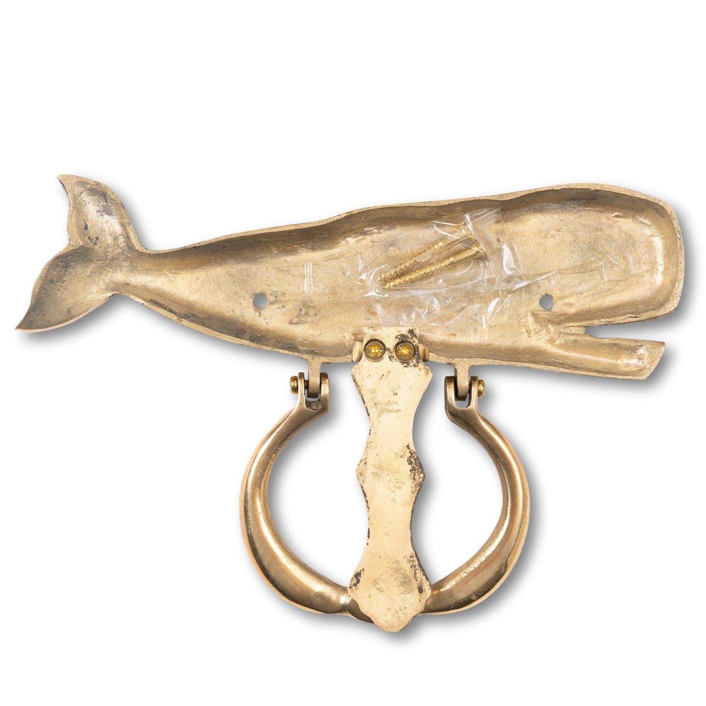 Brass Whale Door Knocker