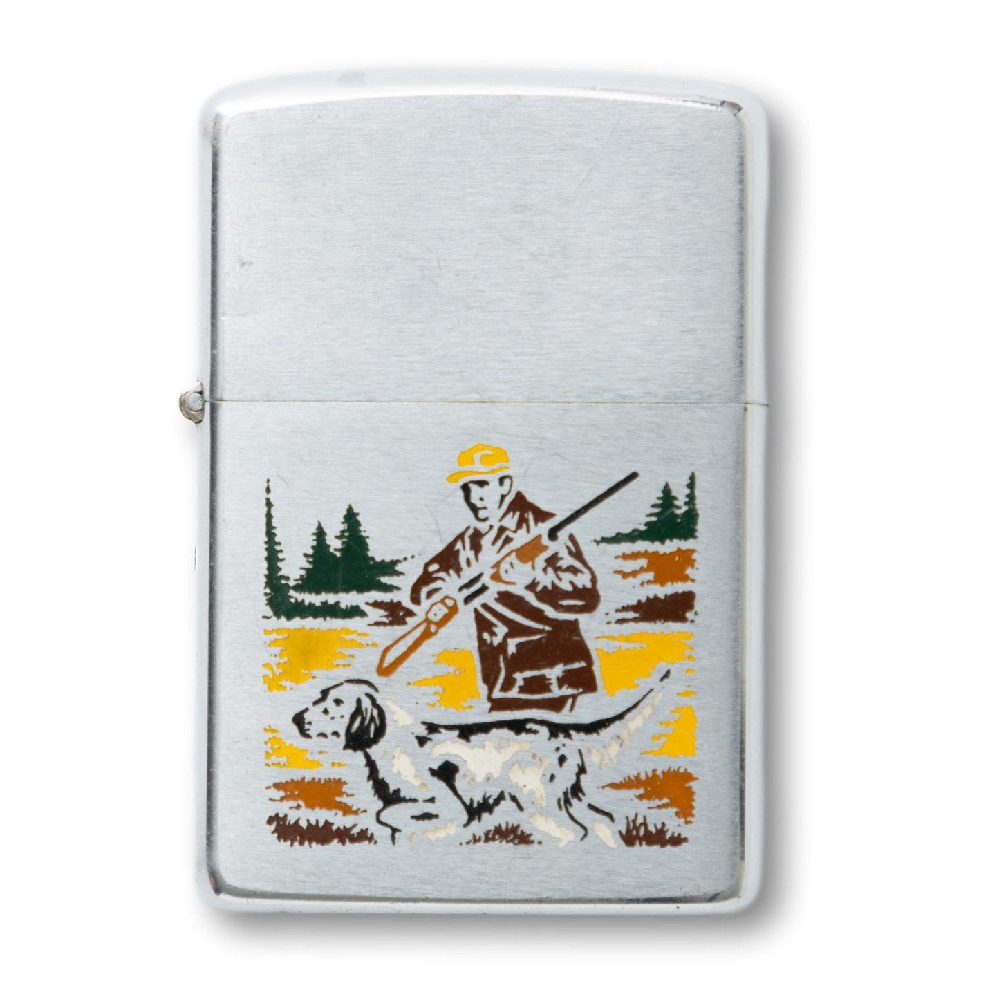 Hunter w. Dog Zippo