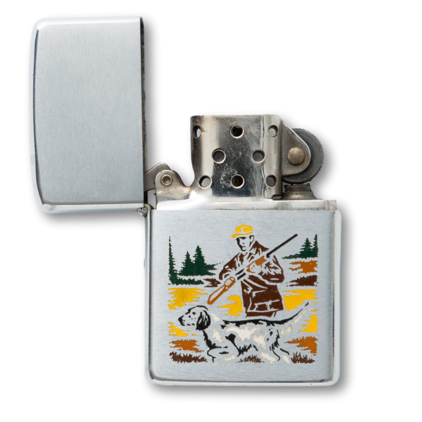 Hunter w. Dog Zippo