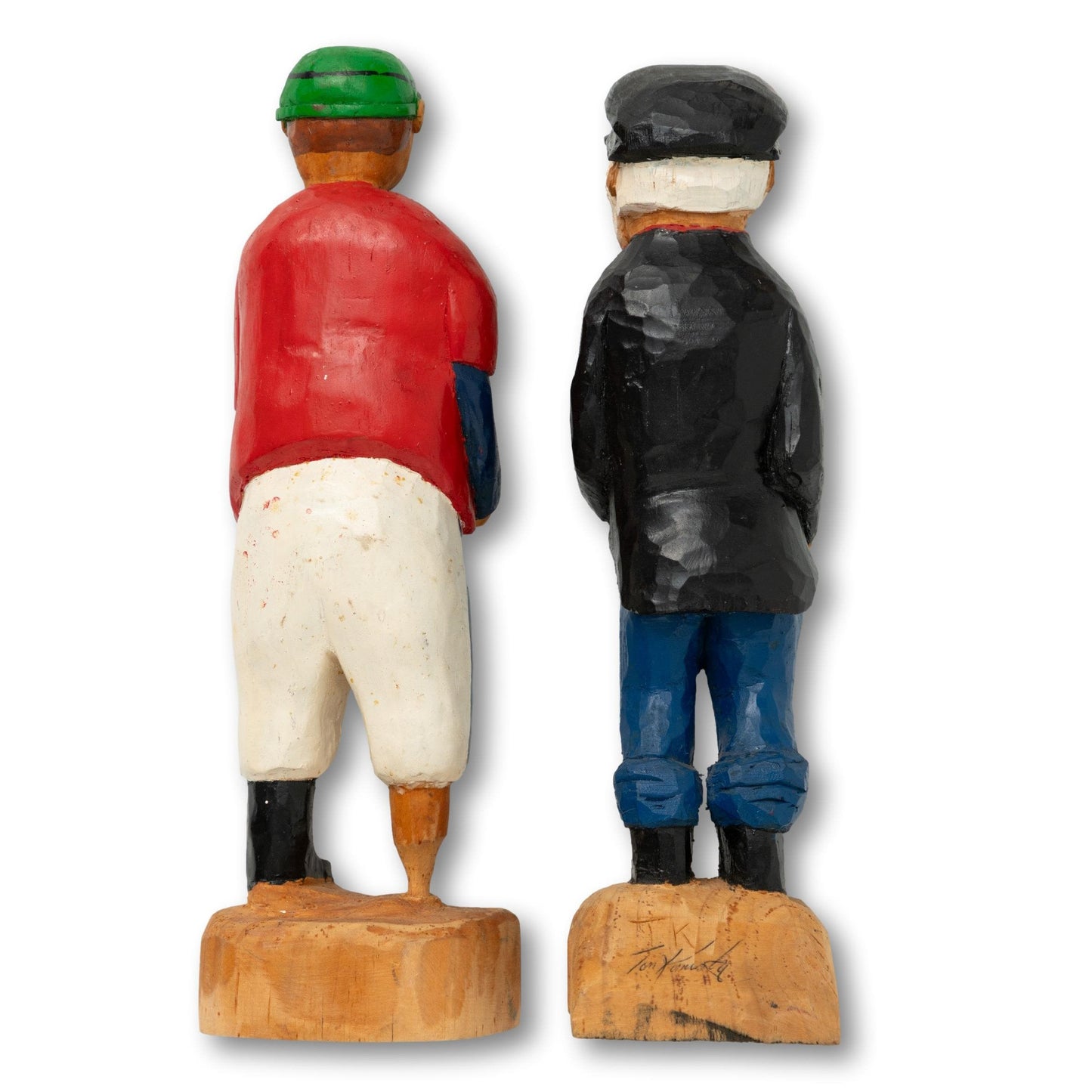 Pair of Large Carved Old Salts