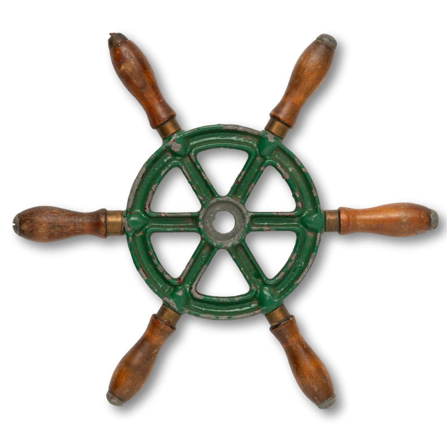 Small Green Boat Wheel