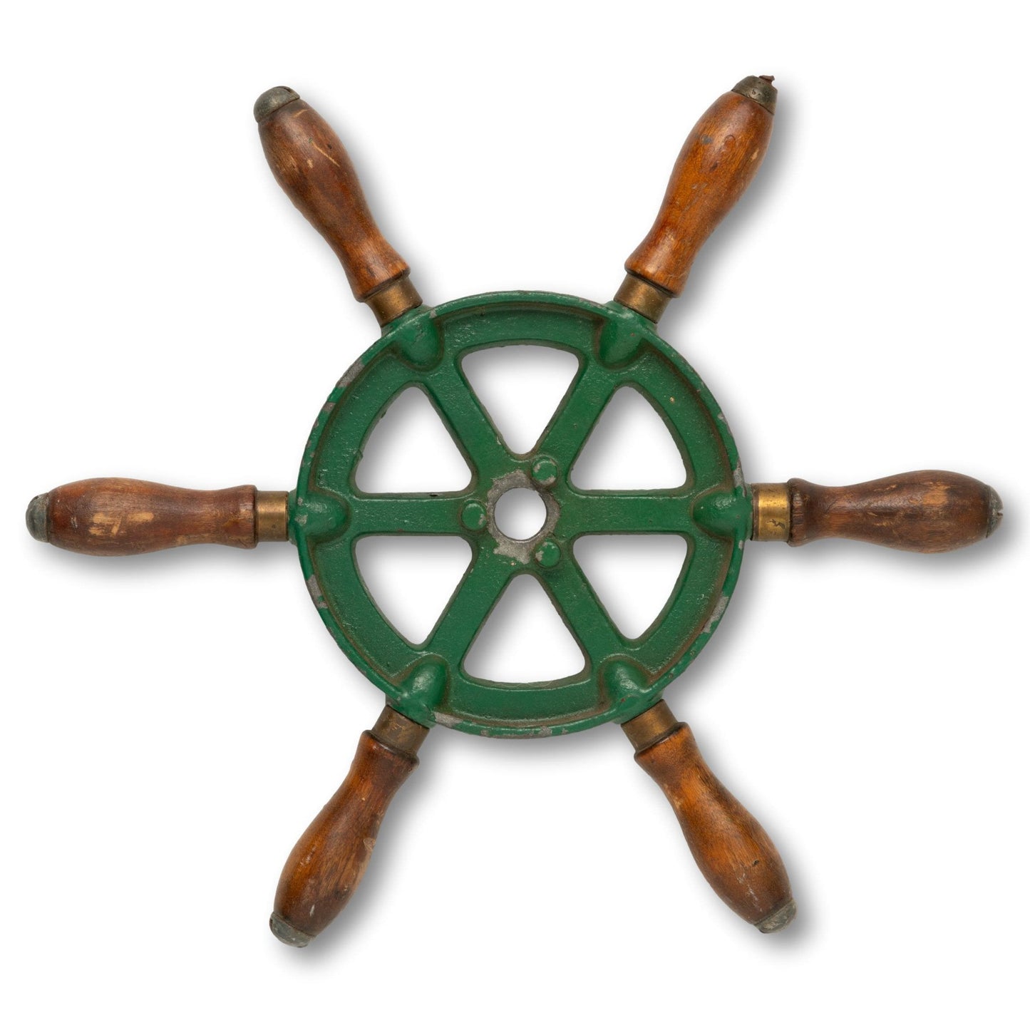Small Green Boat Wheel
