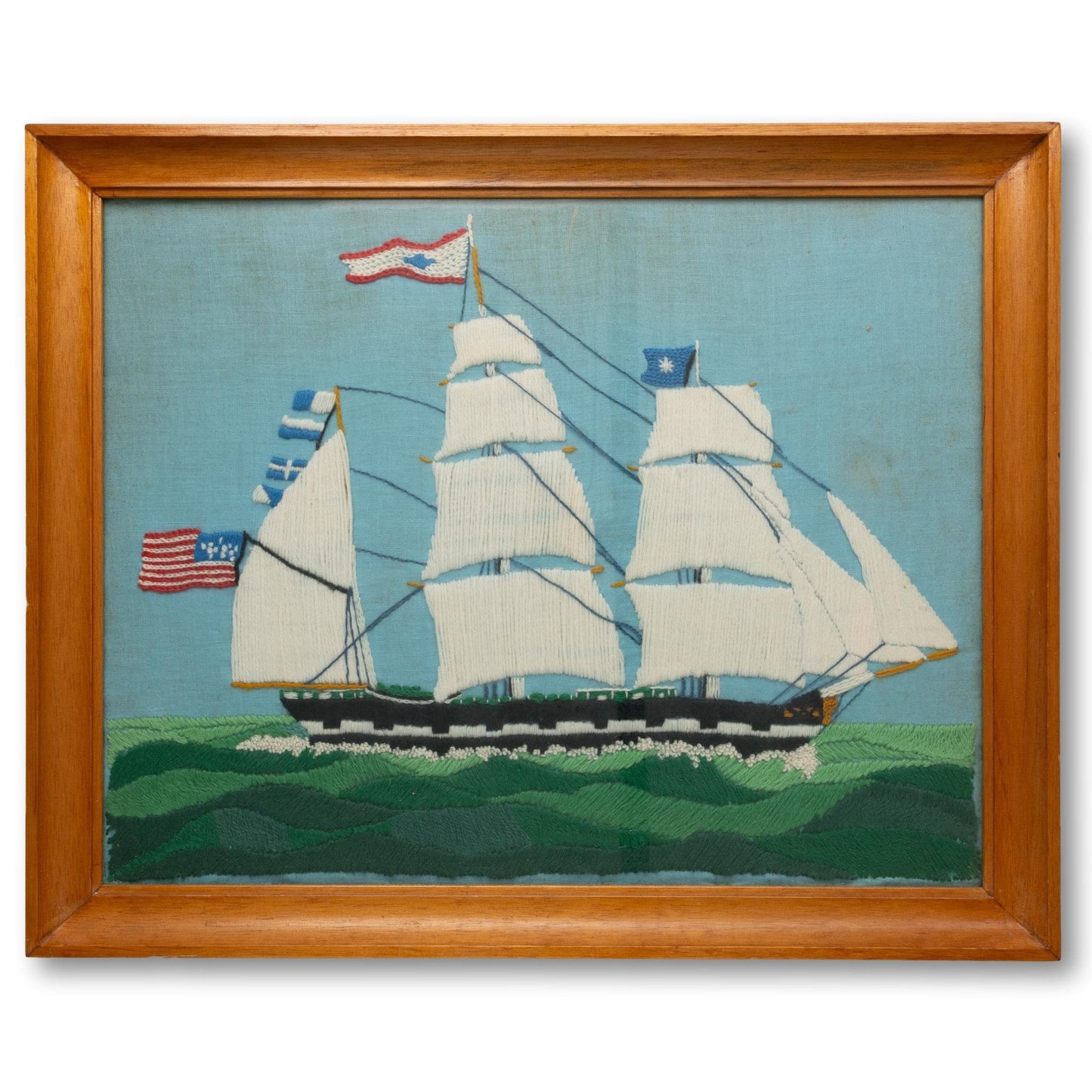 Nantucket Whaler Woolie-Style Embroidery
