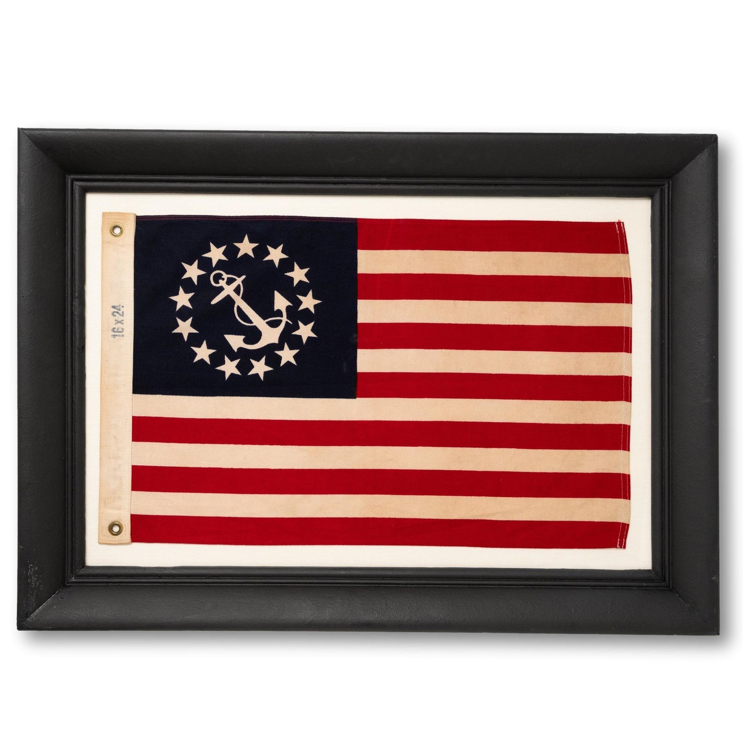 Framed Cotton Yacht Ensign