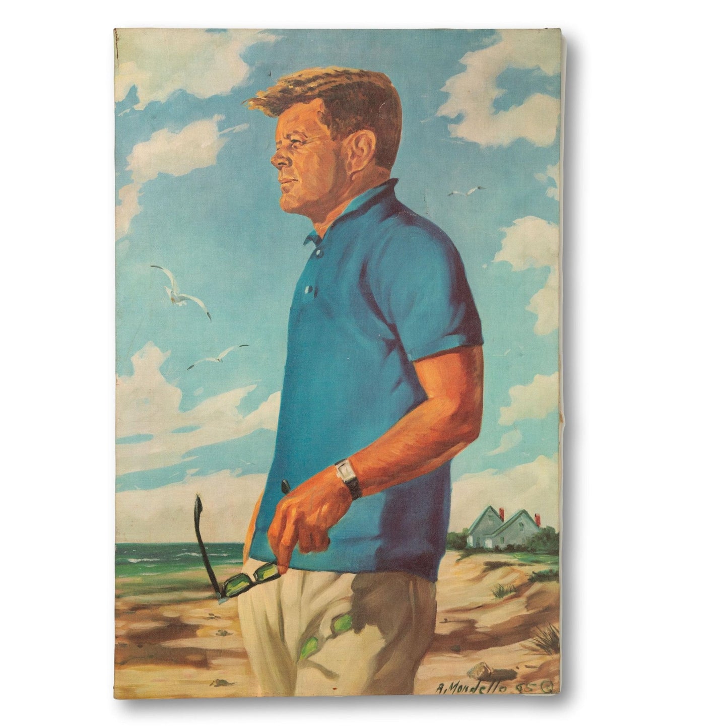 JFK on The Cape Print