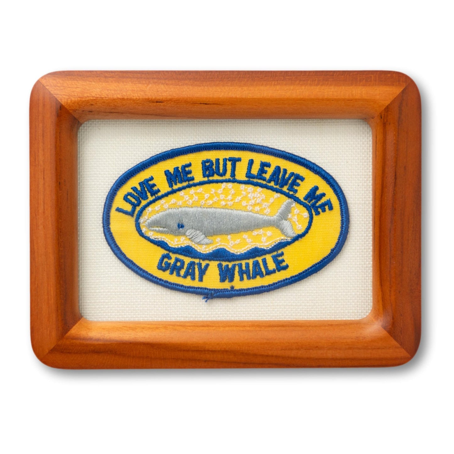 Framed 1970s Whale Patch