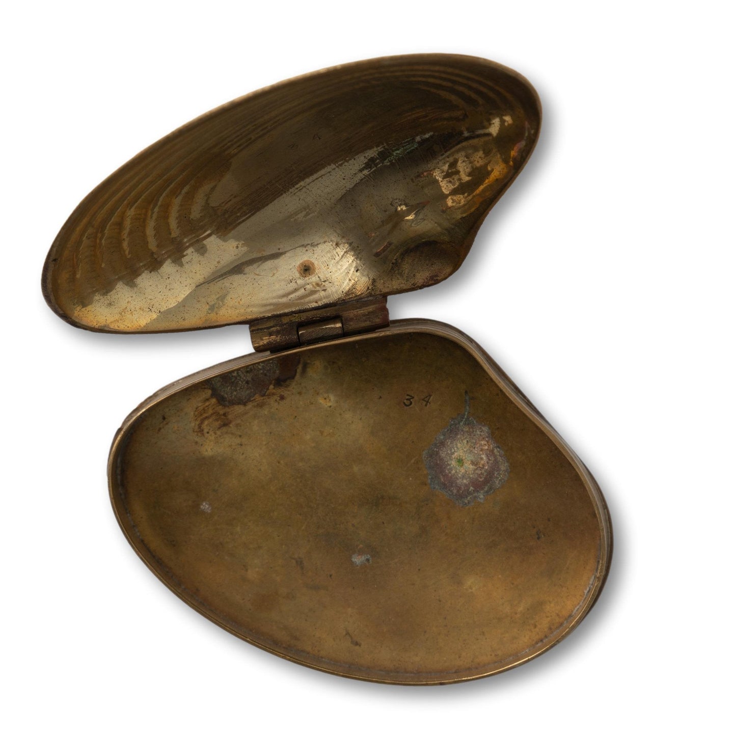Brass Clam Box