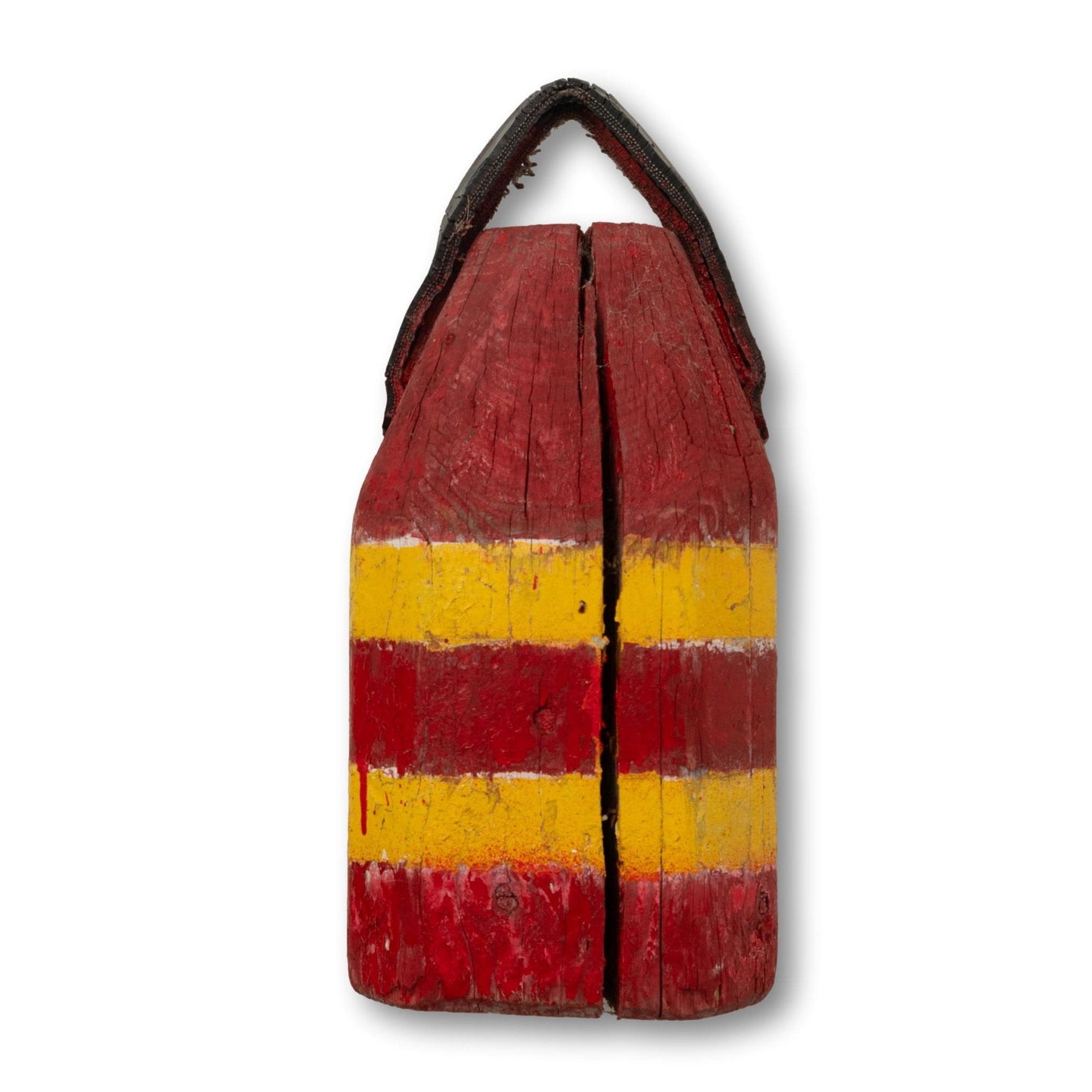 Red & Yellow Wood Buoy