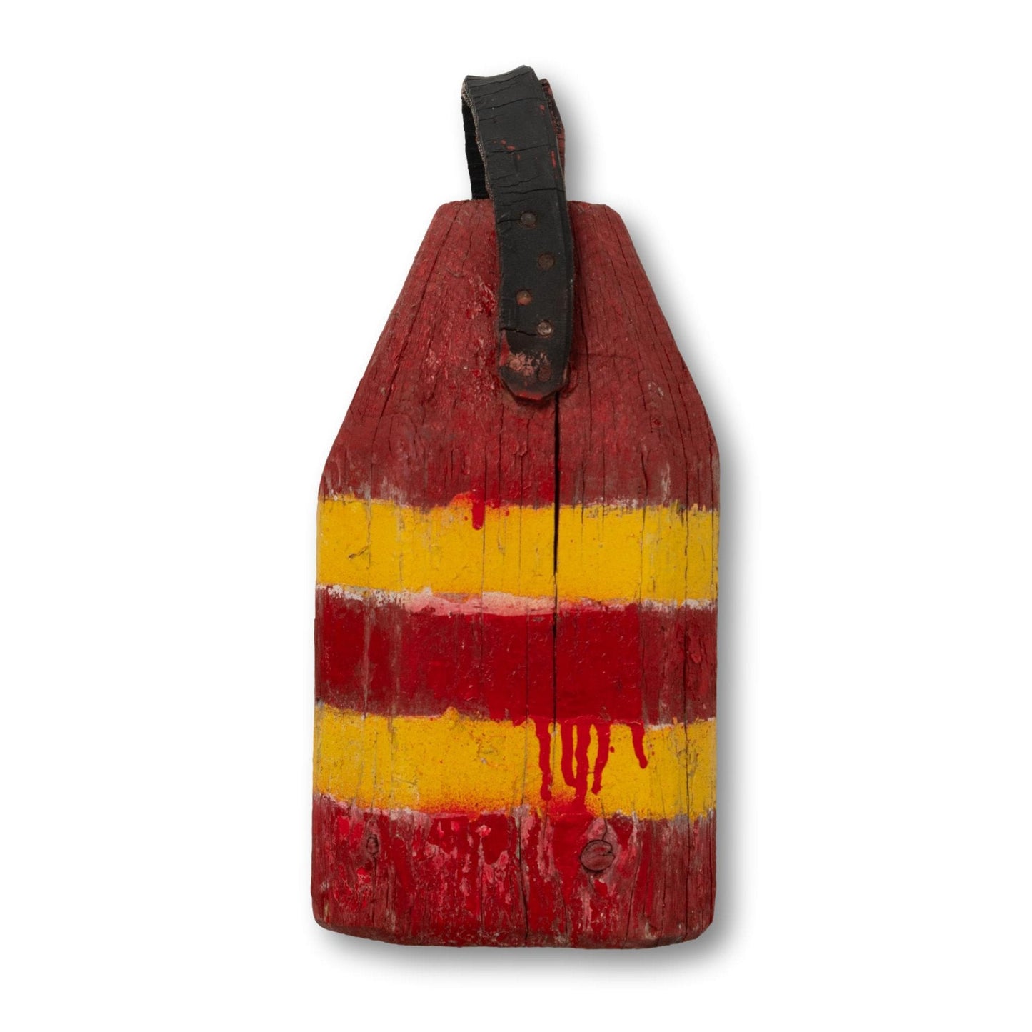 Red & Yellow Wood Buoy