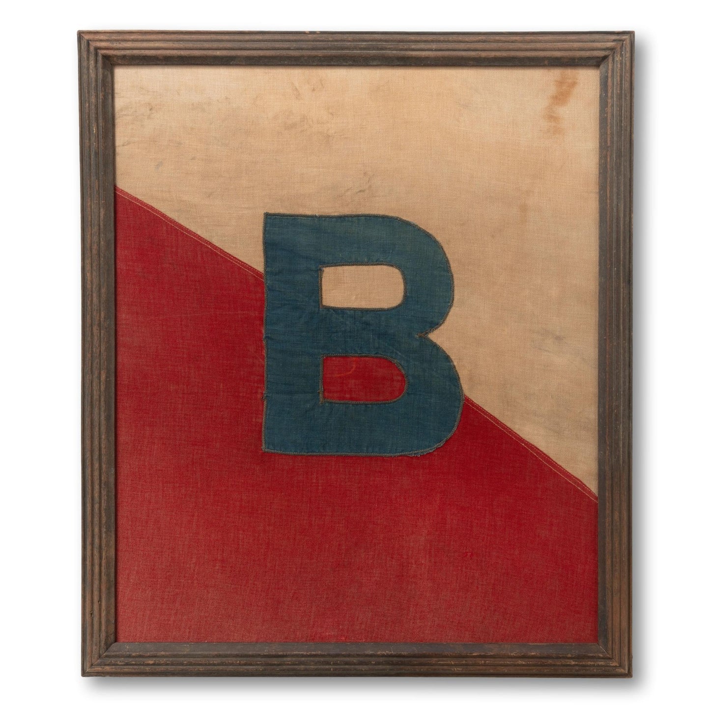 Large Framed "B" Flag