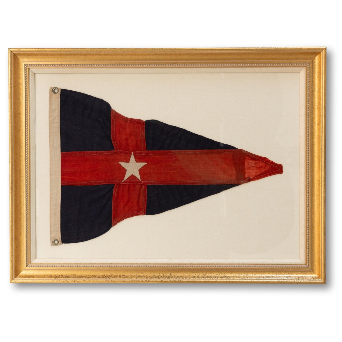 Large Framed 1920s NYYC Burgee