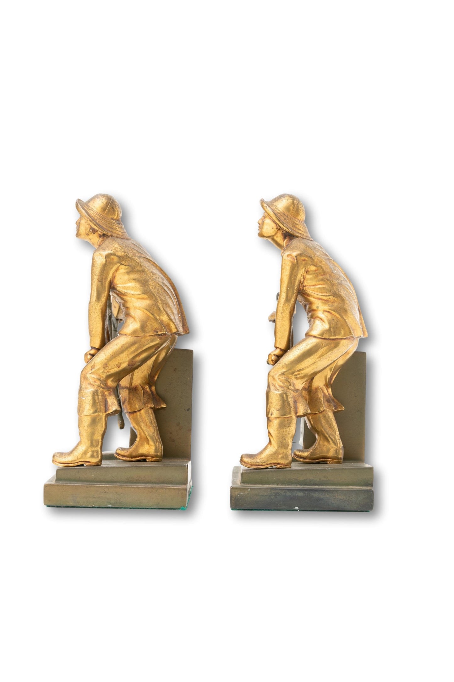 Man at the Wheel Bookends