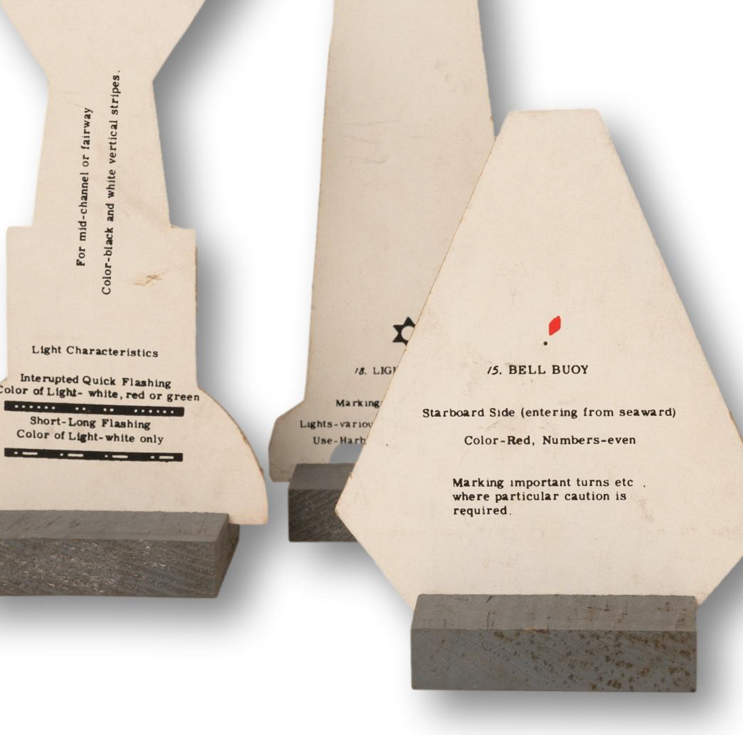 Nautical Marker Training Cards, Set of 5