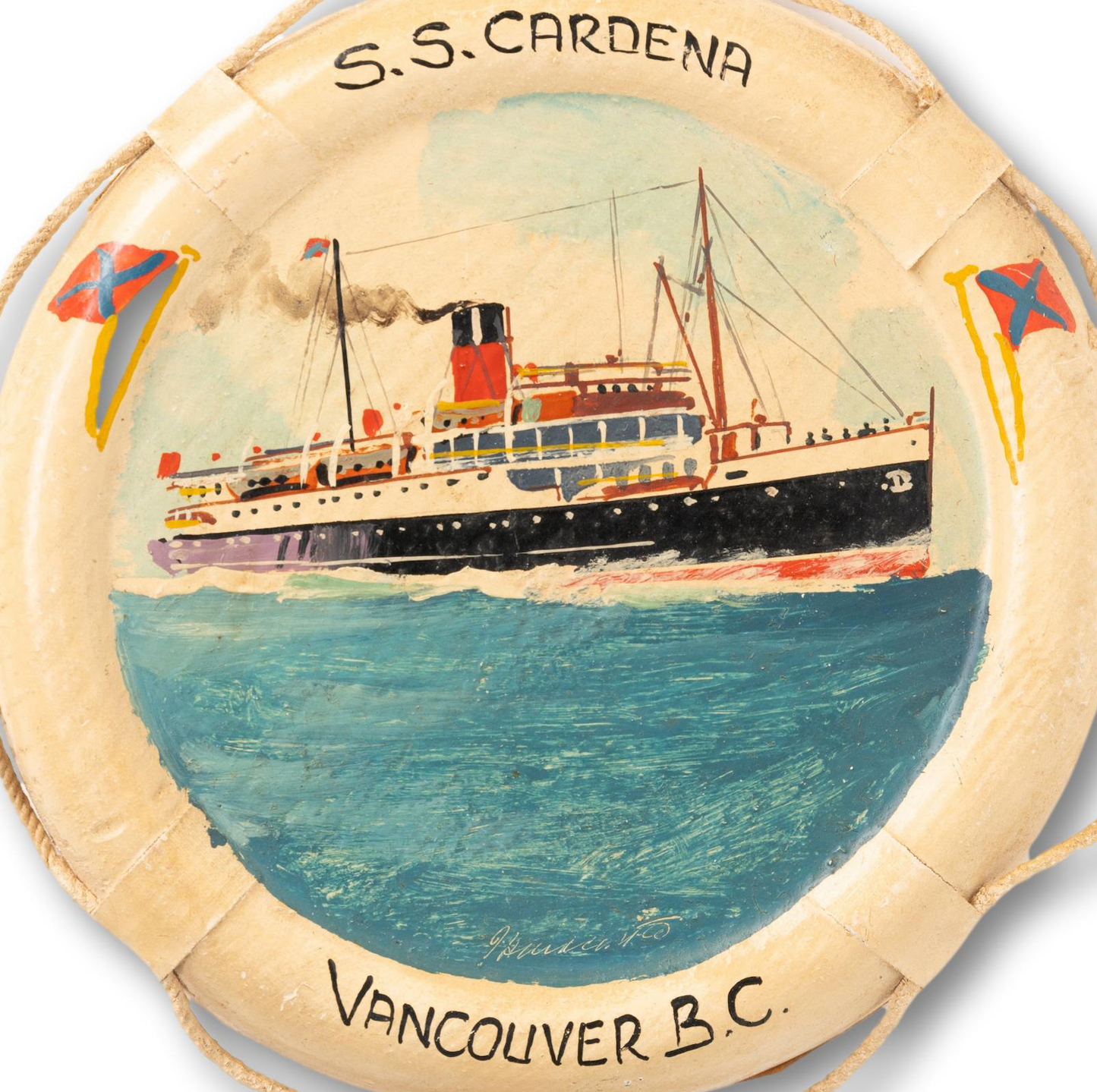 Ship Painting on Lifering