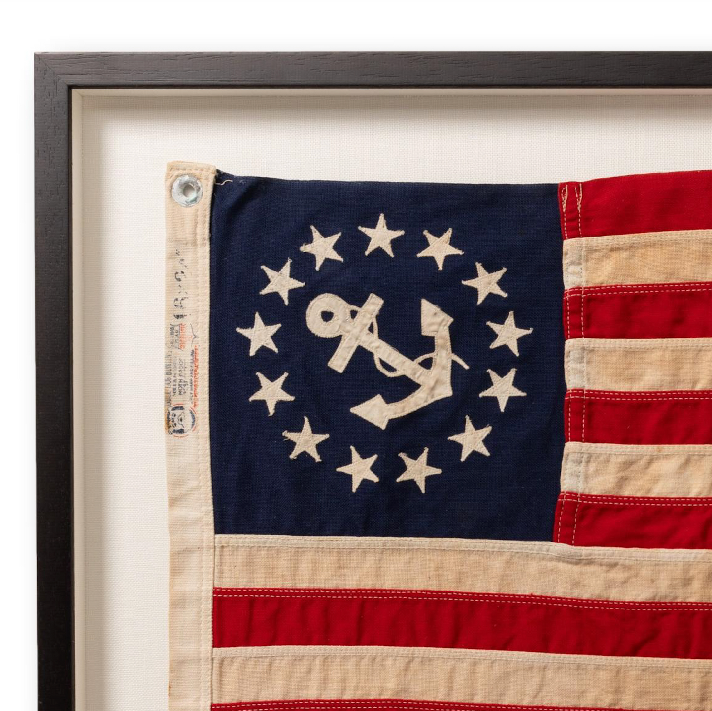 Shadow Box Framed Yacht Ensign