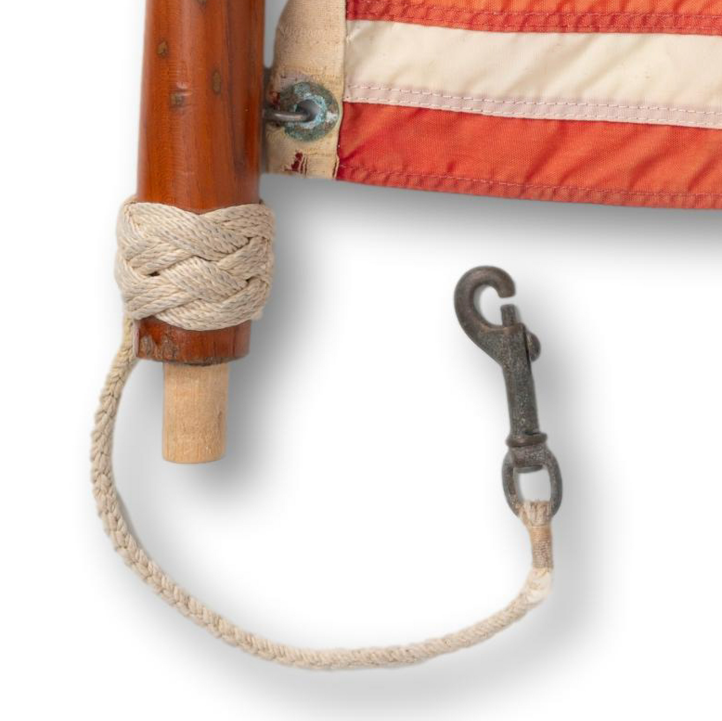 Yacht Ensign on Pole with Ropework