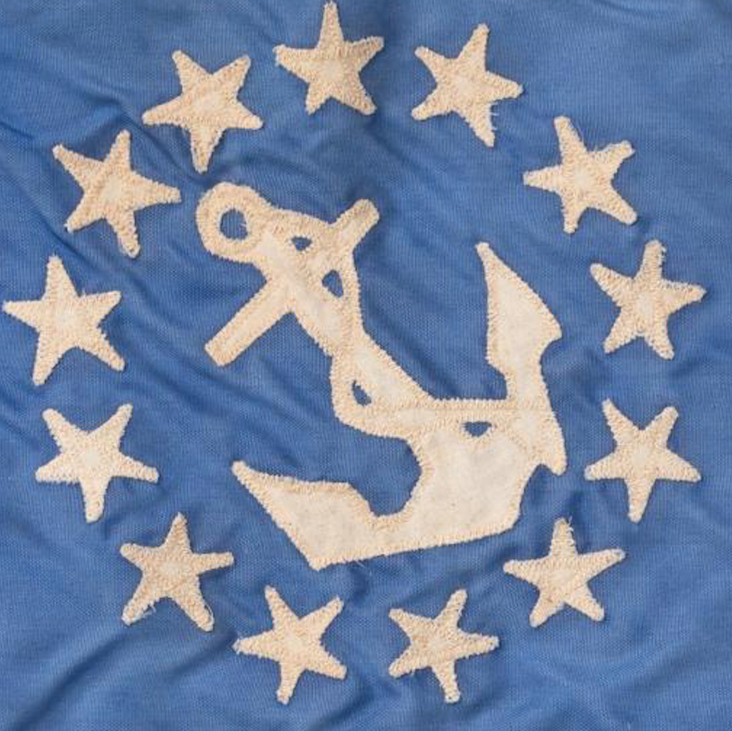 Yacht Ensign on Pole with Ropework