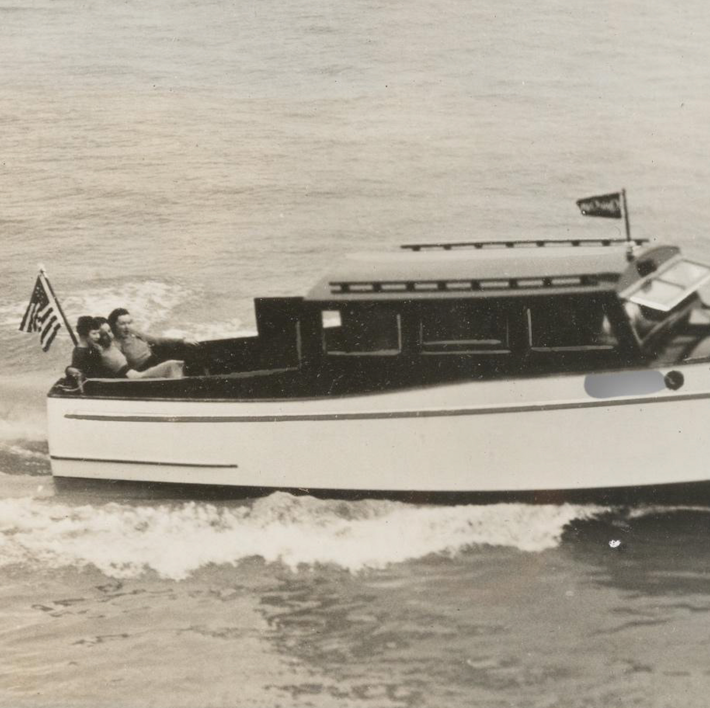 Framed Chris Craft Photo