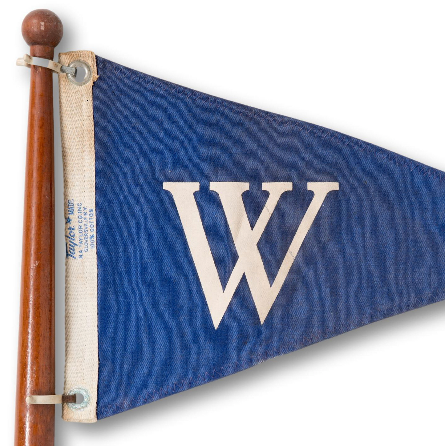 "W" Flag on Pole
