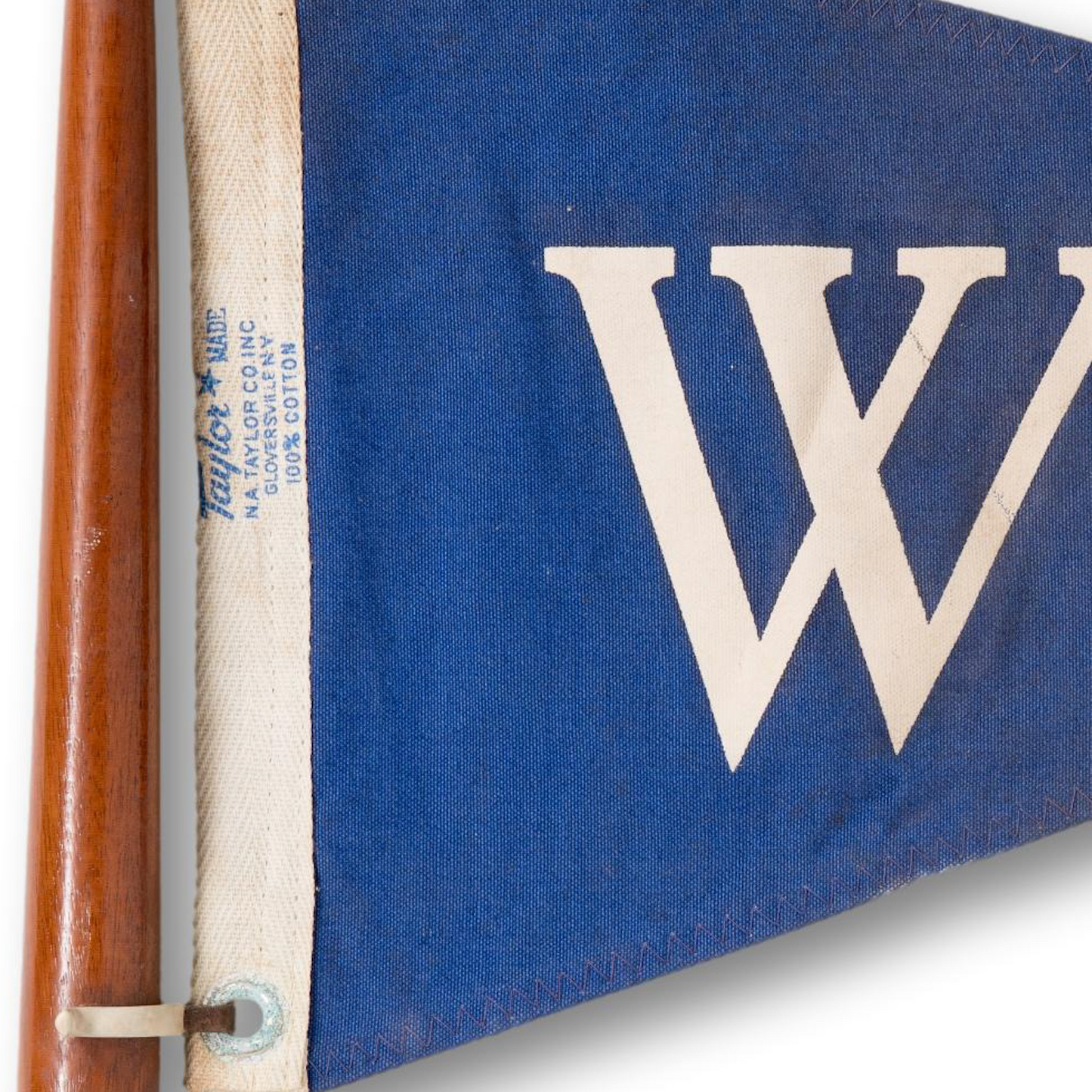 "W" Flag on Pole