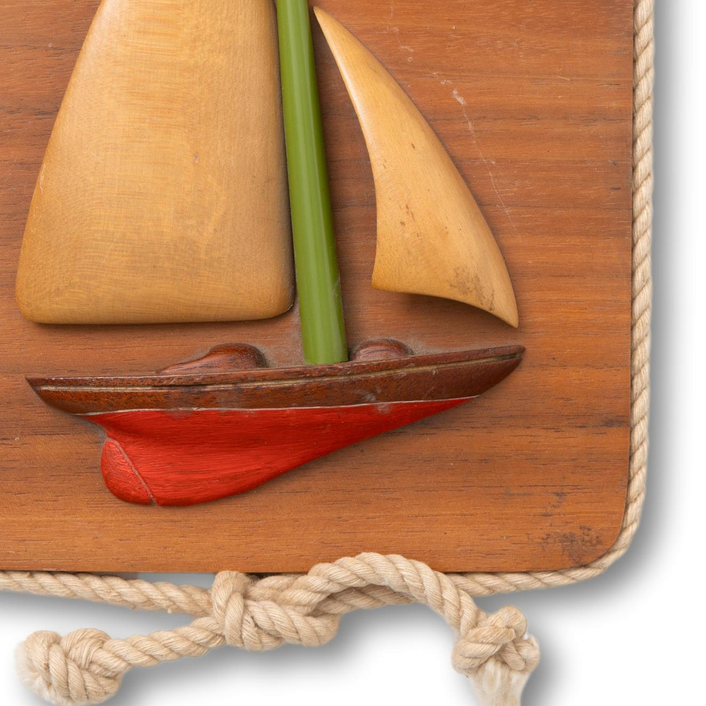 Mid-Century Sailboat Art