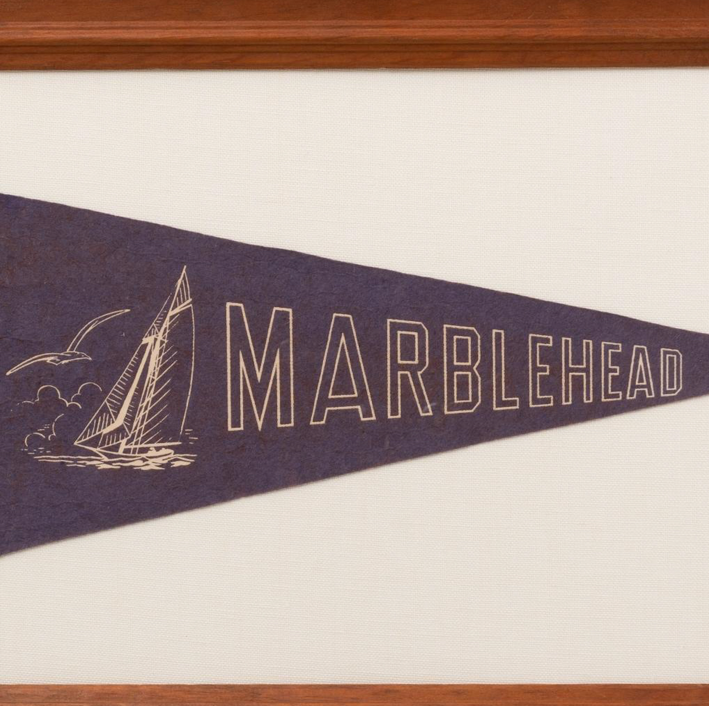 Framed Marblehead Pennant