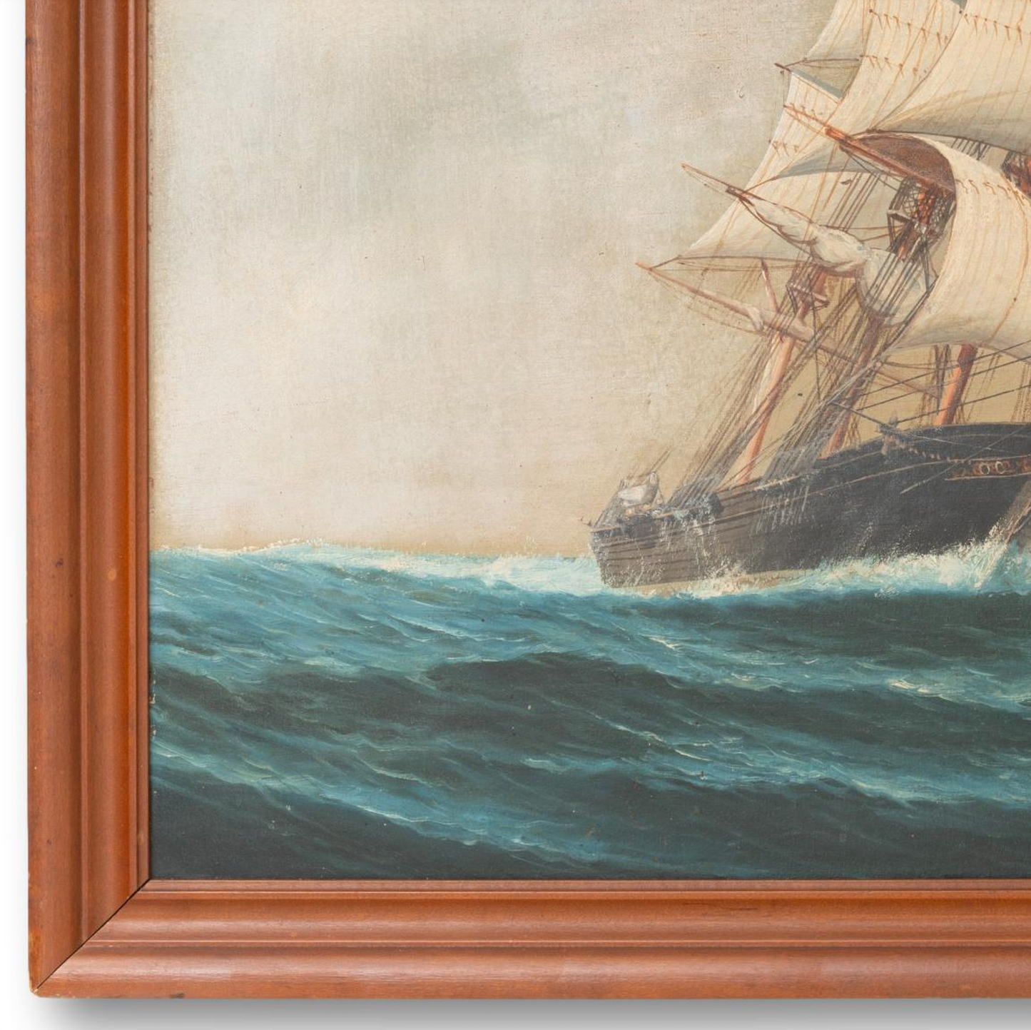 1940s Clipper Painting by Louis Papa Luca