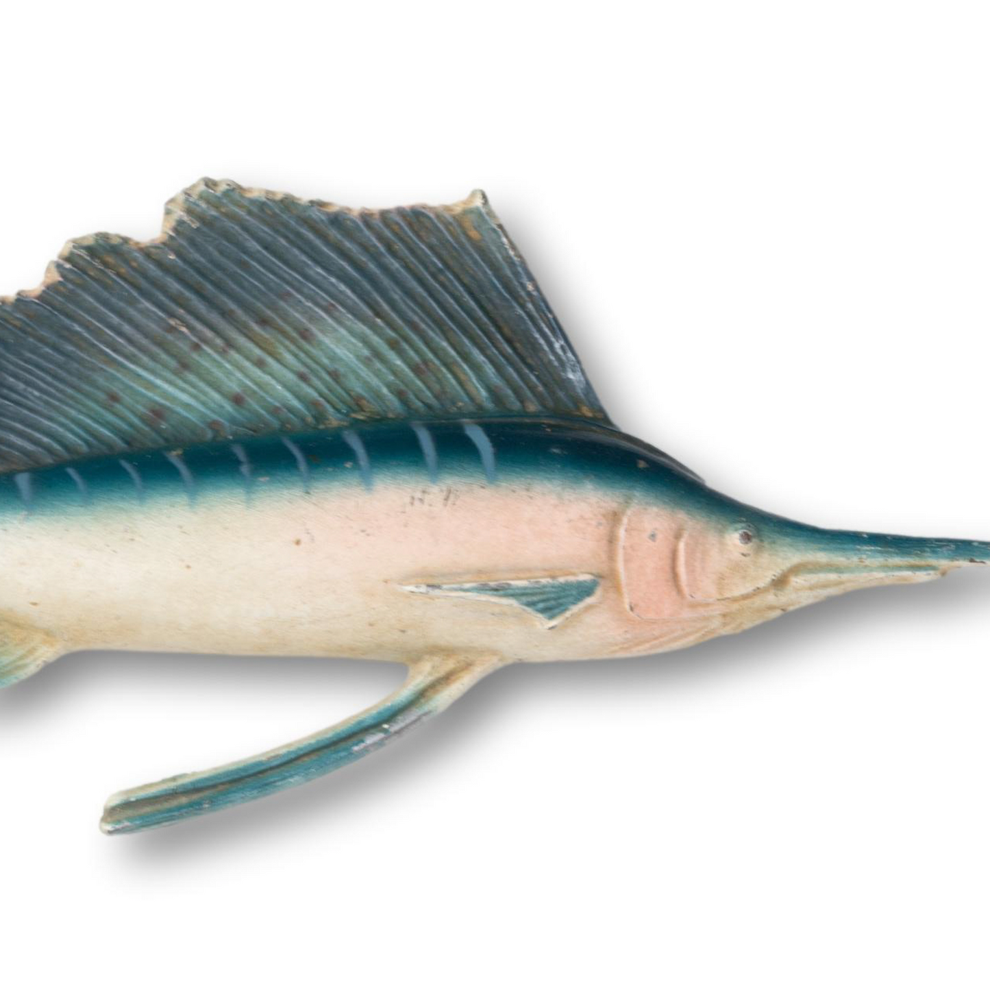 Cast Metal Sailfish Wall Decor