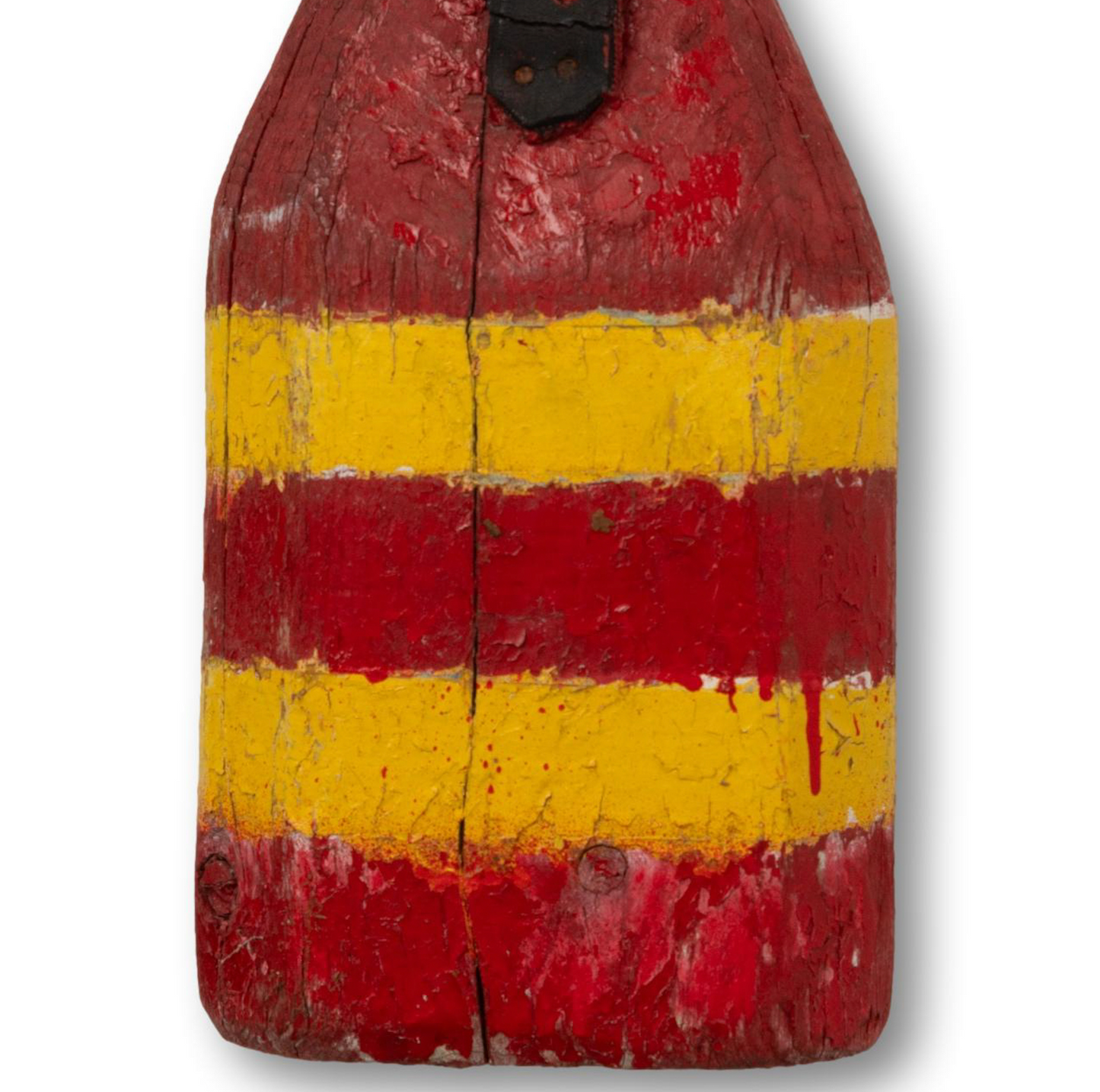 Red & Yellow Wood Buoy