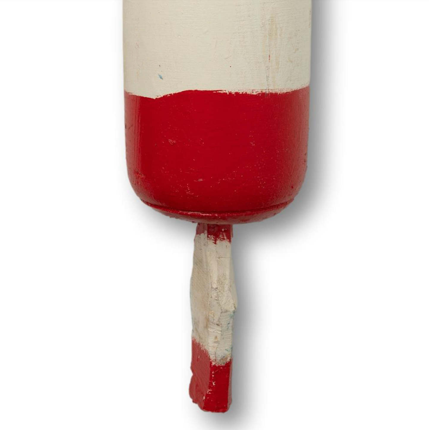Red &. White Wood Buoy