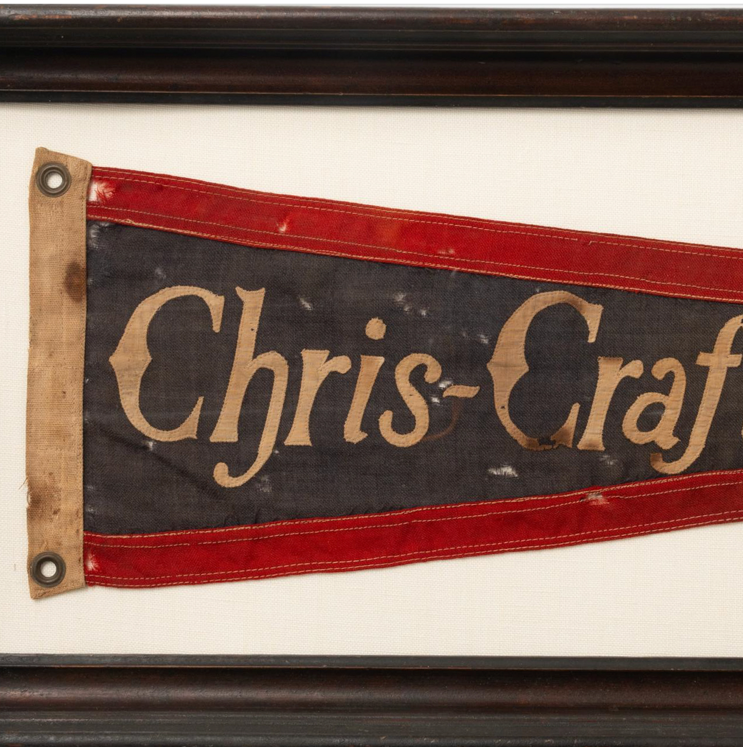 Framed Chris Craft Flag