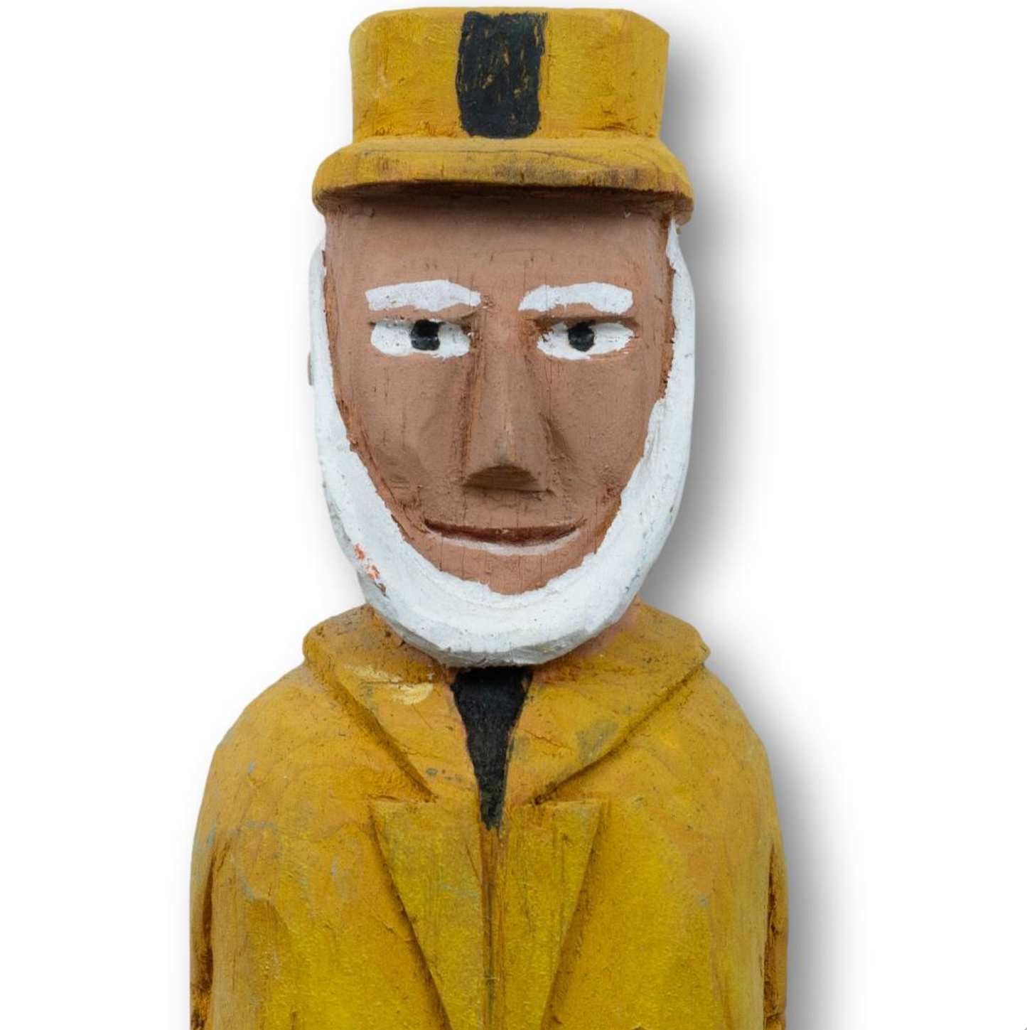 Set of 4 Hand-Carved Fishermen
