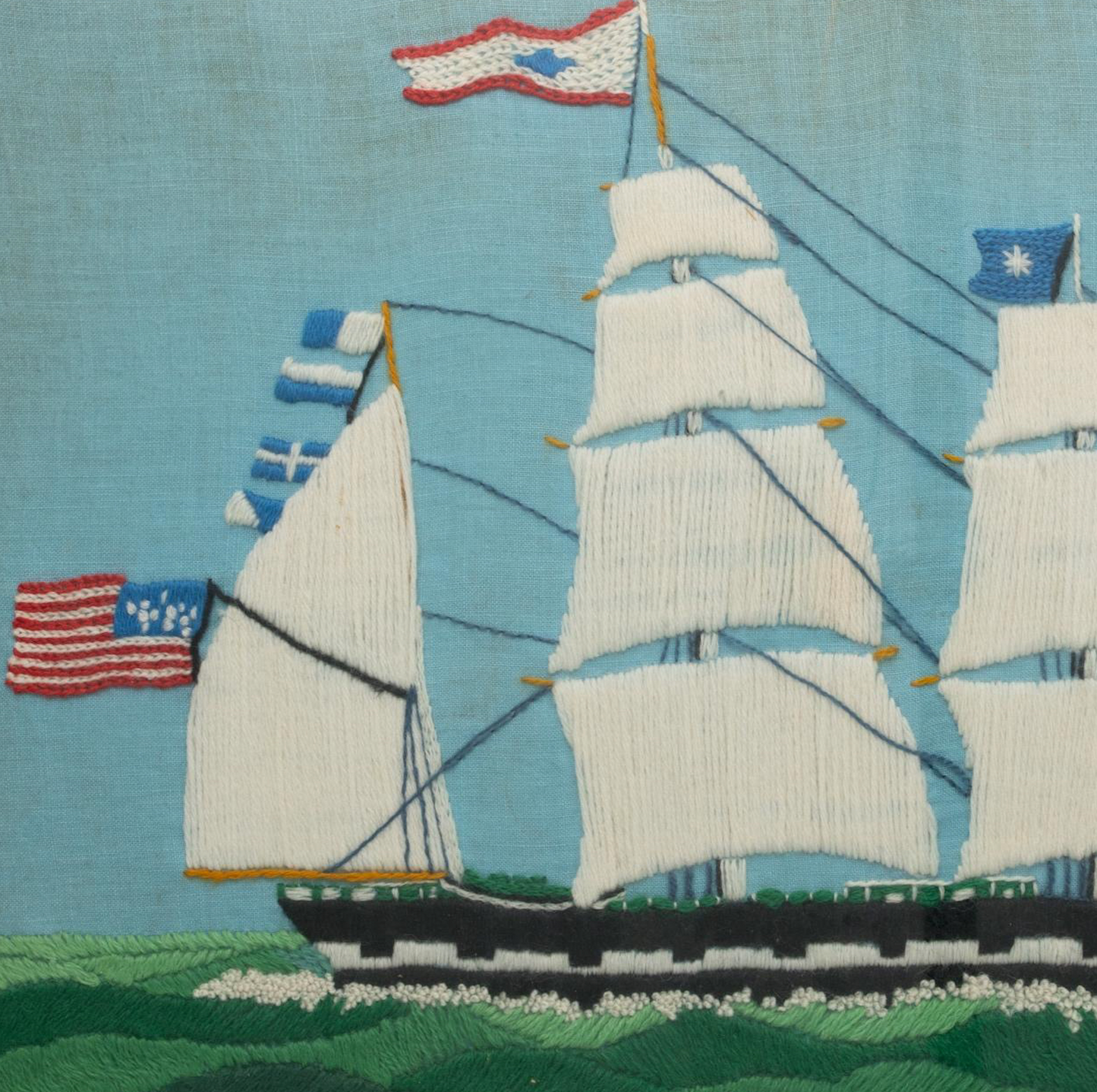 Nantucket Whaler Woolie-Style Embroidery