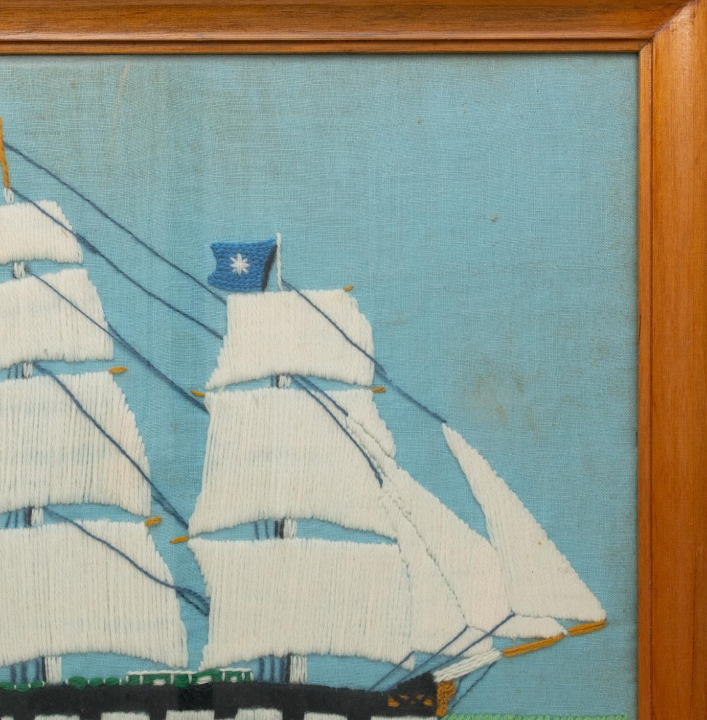 Nantucket Whaler Woolie-Style Embroidery