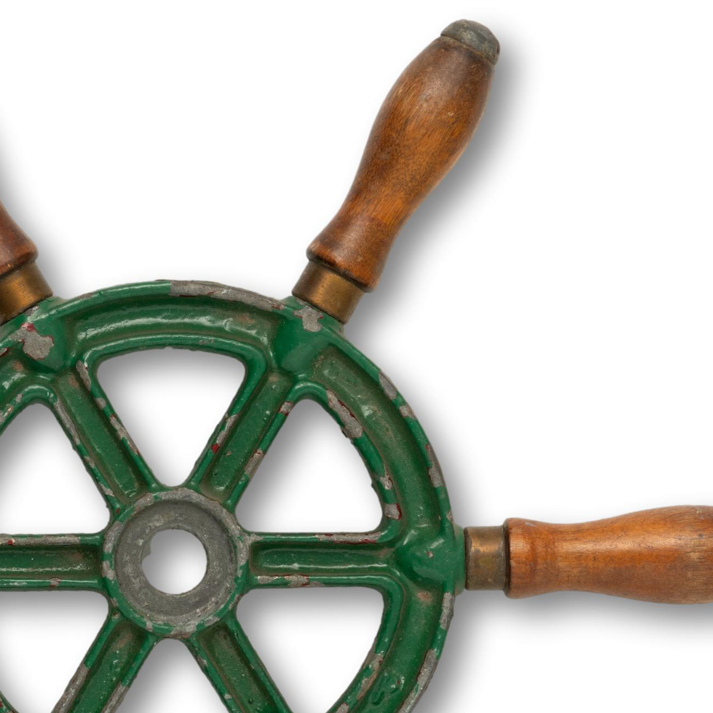Small Green Boat Wheel