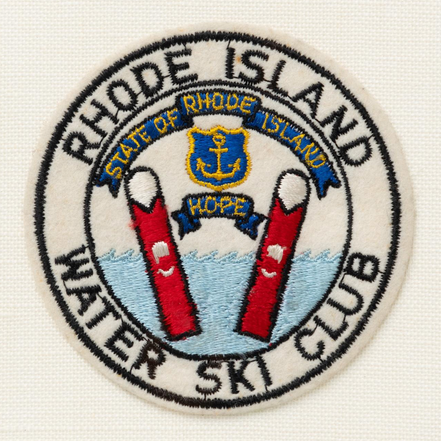 Framed Rhode Island Water Ski Club Patch
