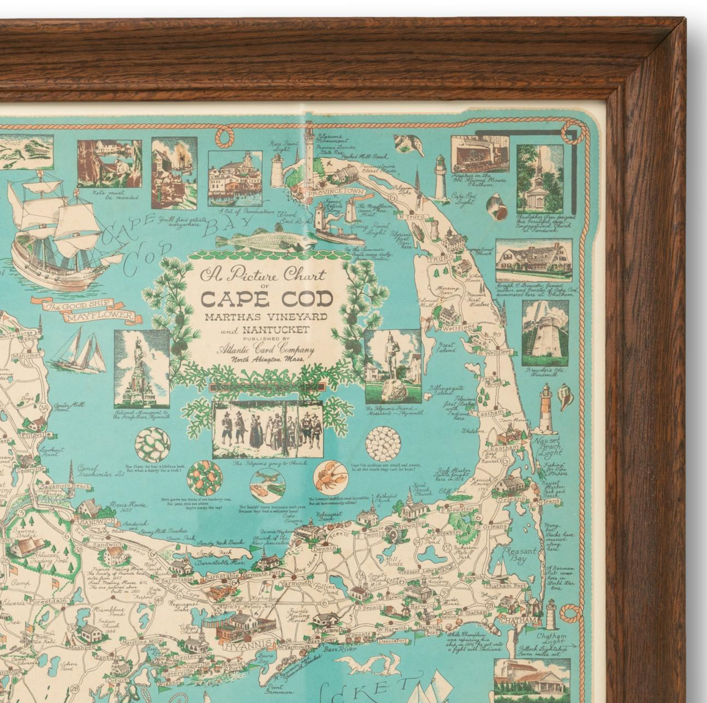 Picture Map of Cape Cod & the Islands
