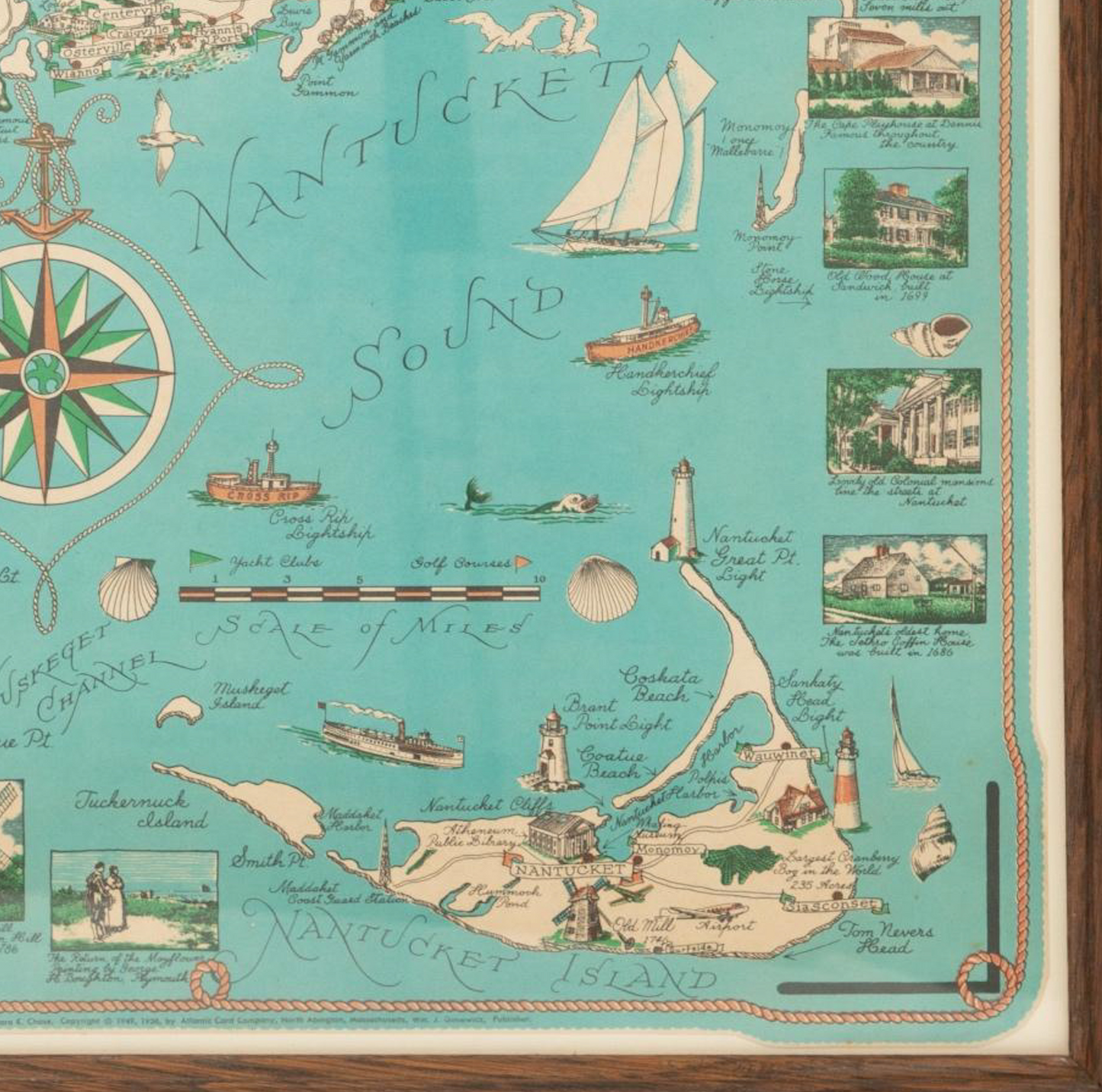 Picture Map of Cape Cod & the Islands