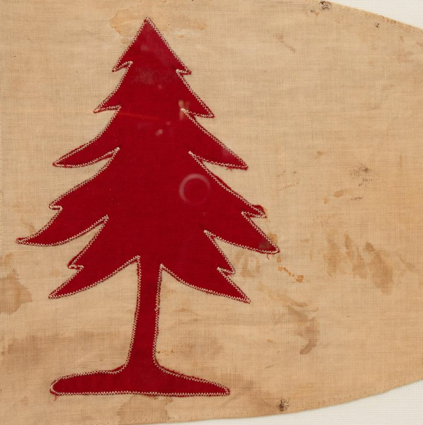Framed '40s Pine Tree Patrol Flag