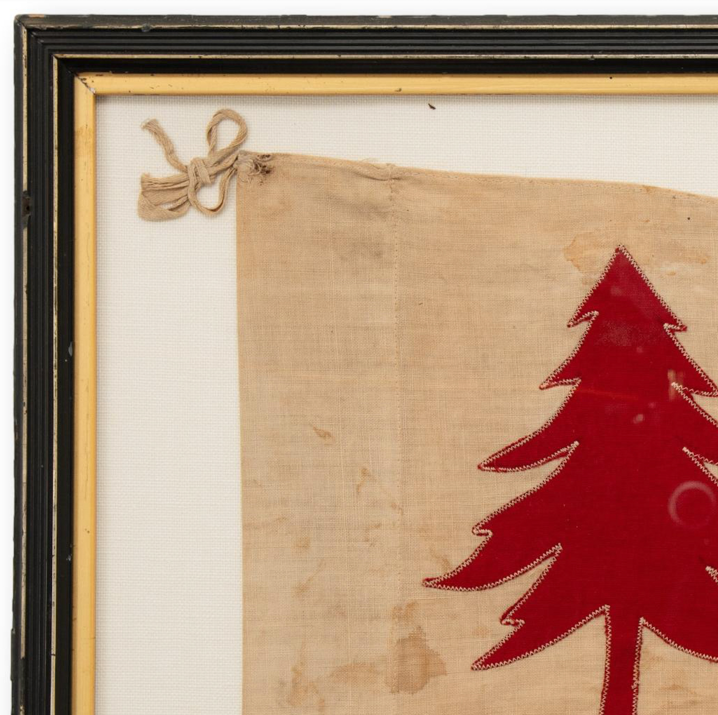 Framed '40s Pine Tree Patrol Flag