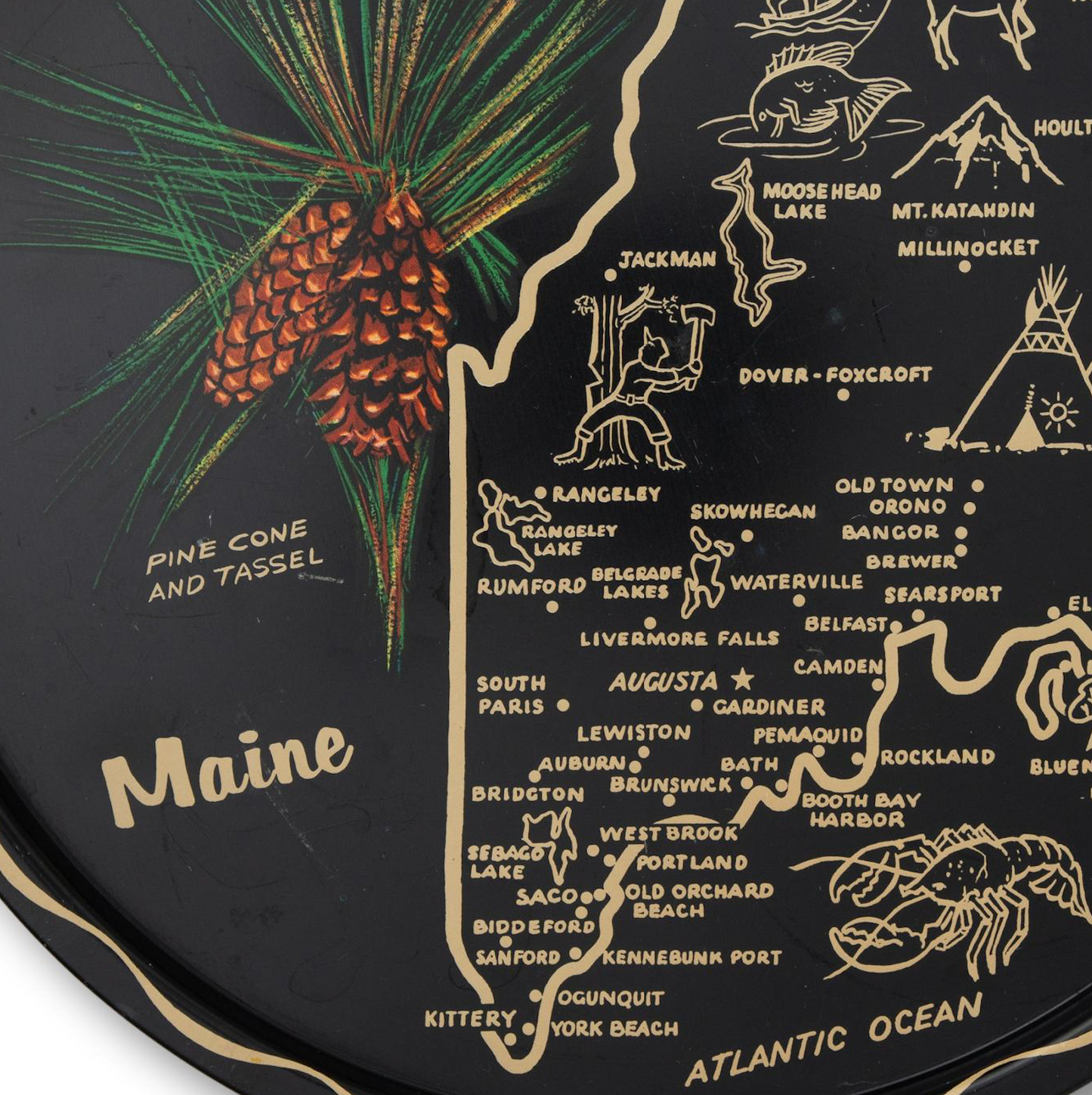 Maine Cocktail Tray