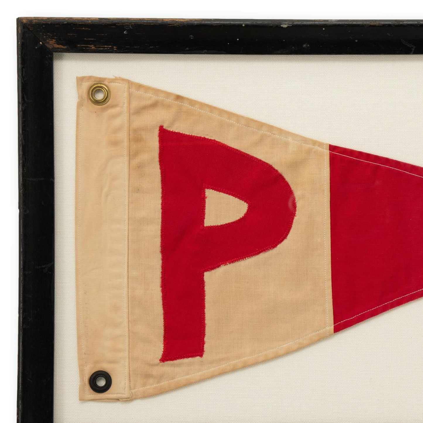 Framed "P" Flag