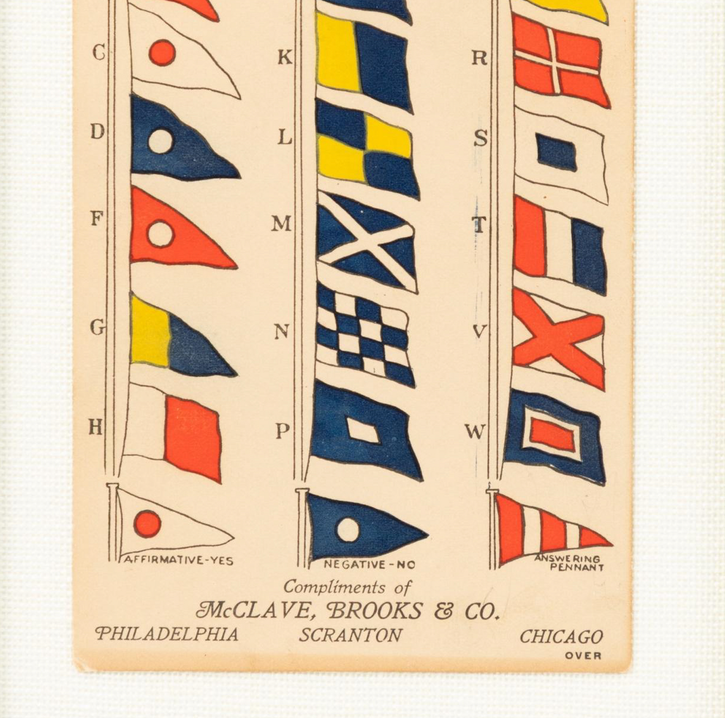 Framed Signal Flags