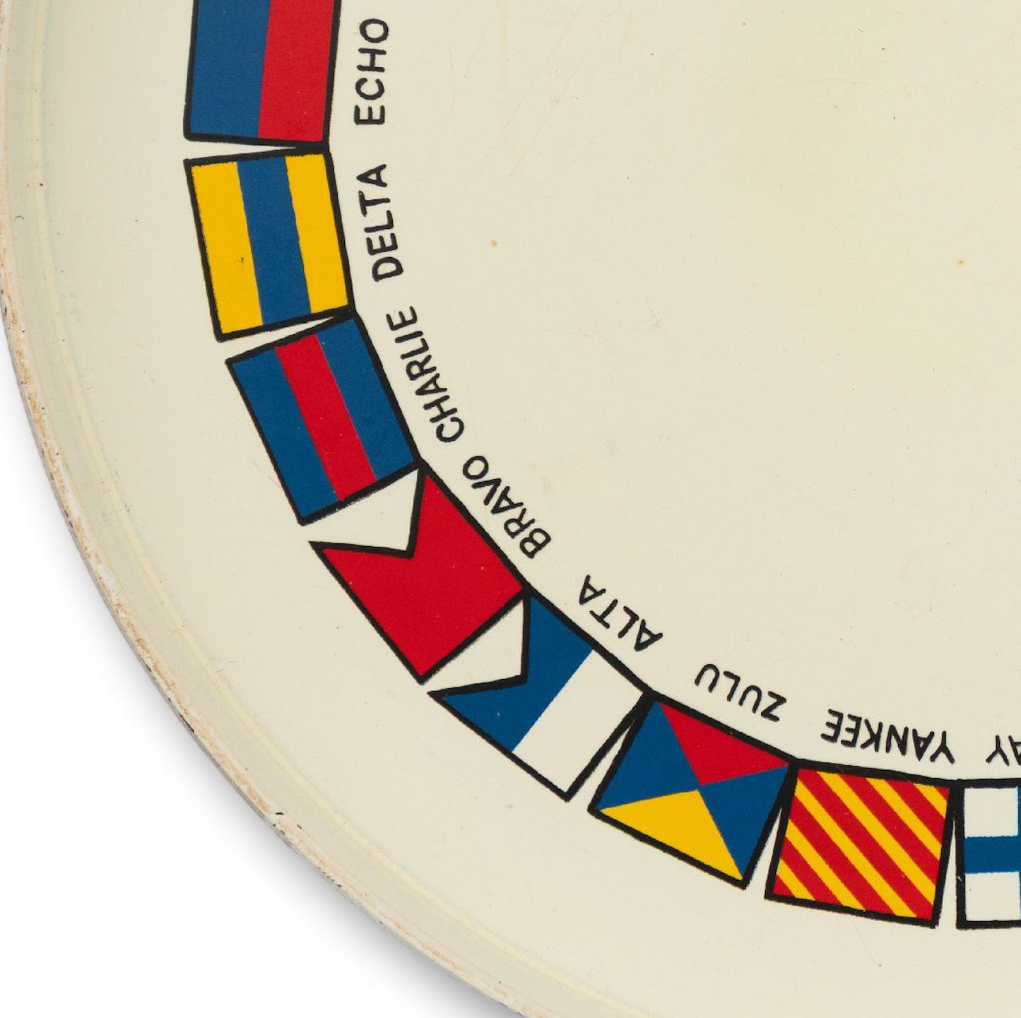 Nautical Flag Cocktail Tray