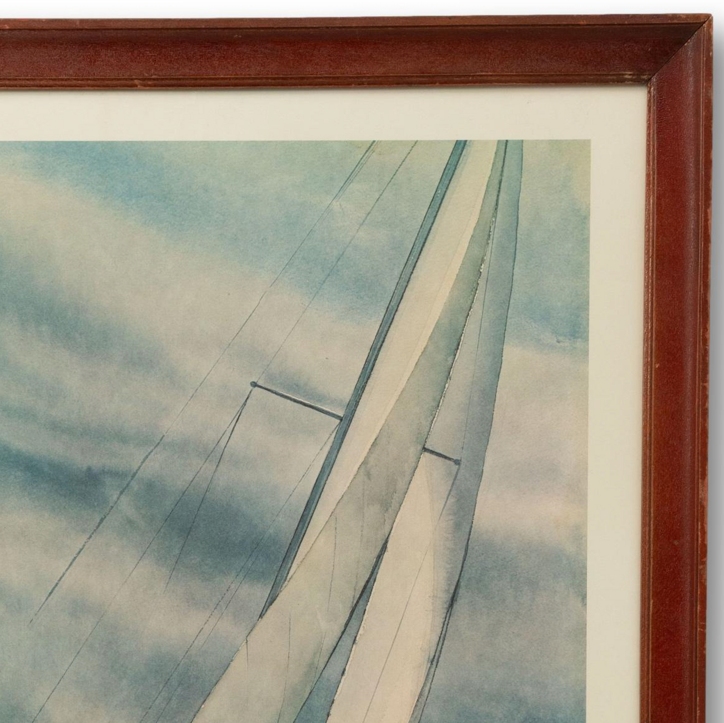 Framed "Port Tack" Poster
