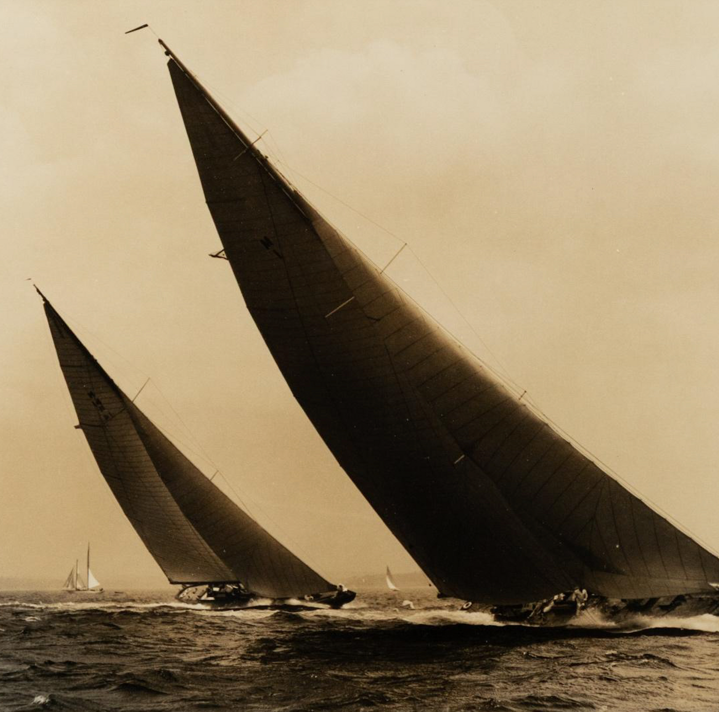 Framed Sailboats Photo