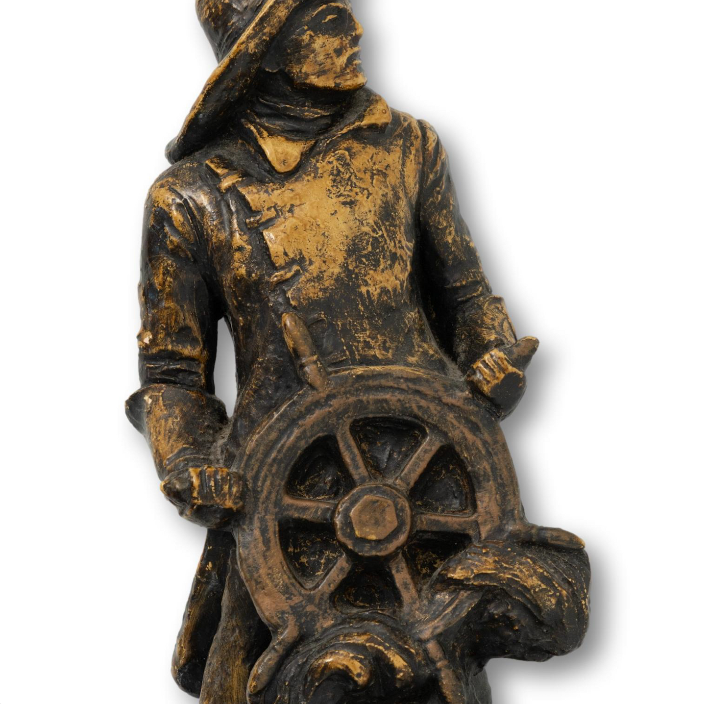 "Man at the Wheel" Statue